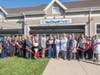Ribbon cutting ceremony celebrating the opening of the Shirley medical facility