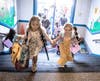 Students at Connolly Elementary School displayed big smiles as masks are no longer required for the 2022-2023 school year.