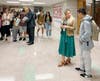 New Principal Allen Hudson introduced himself to students at Glen Cove High School on the first day of classes.  