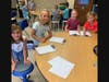 Students at Babylon Grade School quickly got down to their studies for the first day of school on September 6. 