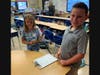Grade school students began their studies for the year.