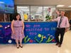 Grade School Assistant Principal Lauren Fretto and Principal Jeffrey Haubrich welcomed new and returning students back to school. 