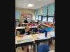 Babylon Memorial Grade Schoolers in Ms. Arcoleo and Ms. Gentile’s fourth grade class were challenged with transferring as many mini marshmallows from one location to another within a minute. 