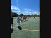 The planets were placed along a line to represent their relative distance from the sun. 