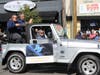 Athletic Hall of Fame inductees Caitlyn Fitzpatrick and James McKenna during the Pride in Port parade. 