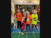 On Thursday, the students dressed in bright colors to highlight the importance of visibility while they walk and bike through the community streets. 
