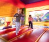 Homecoming included a carnival with a bounce house