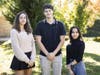 Glen Cove High School art students Phoebe Pinder, left, William Santamaria, Natalia Monsale and Lilia Landaverde were featured in The Art Guild’s annual exhibit and competition. 