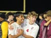 Teammates celebrated the win at the Mitchel Athletic Complex on November 2. 