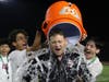 Teammates celebrated the win with Head Coach Brian Smith. 