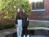 Seniors Caroline Cassidy, left, and Madelaine Romaine were National Merit Scholarship Program Commended Scholars. 