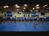The cheer team performs at the Riverhead High School pep rally