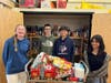 The Student Government at North Country Road Middle School holds a yearlong food drive to stock the North Country Road Middle School food pantry.