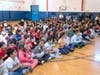 Students were challenged to spread respect and acts of kindness through their community. 