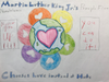 Artwork by Uniondale scholars submitted to the Dr. King student art and essay exhibit