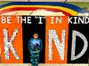 On Friday student took photos in the Be the I in Kind Photobooth at the school. 