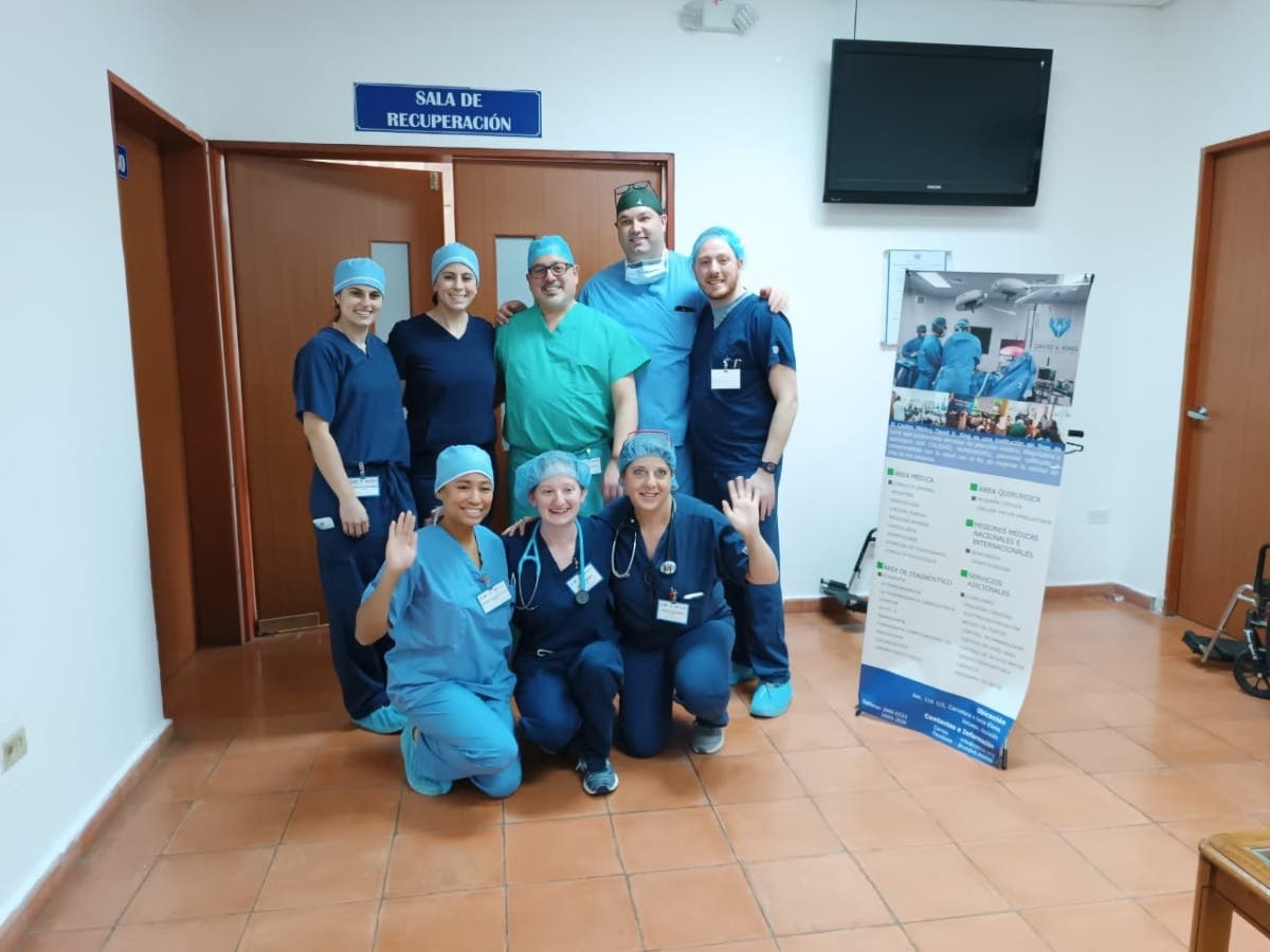 Surgical team led by Peconic Bay Medical Center's Dr. Agostino Cervone, who provided life-saving care in El Salvador