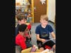 They performed a puppet show for third-grade students to teach them about bullying prevention. 