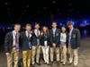 POB DECA event finalists Matthew Bricker, from left, Brandon Witz, Logan Saltzman, Advisor Linsday DeLucca, Jesse Singer, Emily Sorgie and Blake Becker.