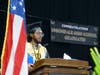 Valedictorian Triston Mohamed gave a speech to his peers. 