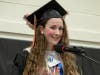 Salutatorian Caroline Cassidy spoke of perseverance in the face of adversity. 