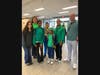 Staff and students throughout the Roosevelt School District wore green and sported green ribbons to show support to the Farmingdale School District.