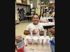 Through the challenge, the students hypothesized how to build the tallest-possible tower using only index cards, and then went about proving their design.