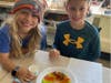 The students also took part in other STEAM activities, such one in which students hypothesized how Skittles would react when exposed to water.
