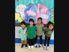 Lawrence Kindergarten students wears green for Farmingdale