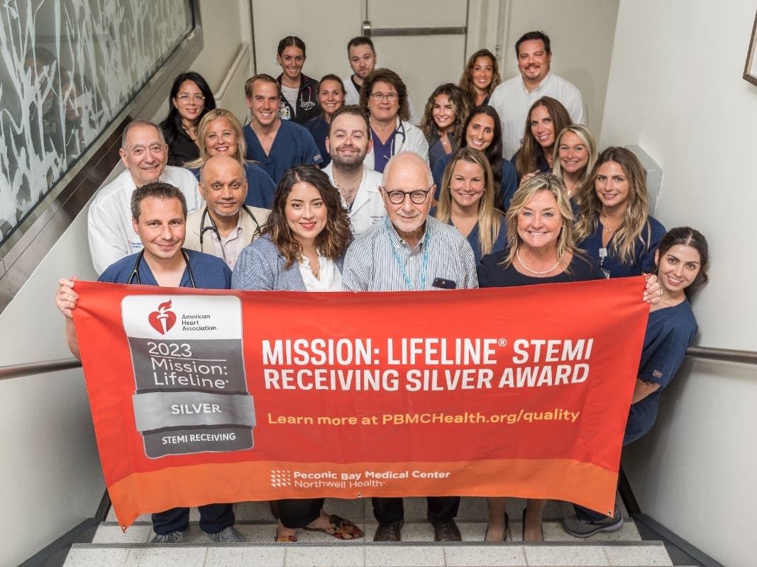 Peconic Bay Medical Center receives the 2023 MISSION: LIFELINE® Quality Achievement Award