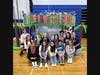 The Comsewogue High School junior class created a tropical-themed float for the homecoming carnival. 