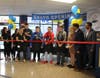 Life skills students cut the ribbon at the grand opening. 