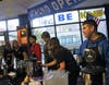 Life skills students served their peers and District staff during a bustling grand opening. 