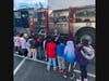Robert W. Carbonaro students sat in a firetruck and learned about its tools. 