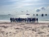 Riverhead High School students explore the waters and beaches of the North Fork