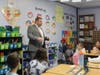 New York State Assemblyman Edward Flood, a Comsewogue School District alumnus, spoke to students about a day in the life of a lawmaker. 