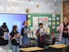 Rachel Armistead, an acting teacher and casting director, walked students through the process of casting a film or TV show. 