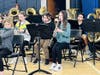The burgeoning student musicians at the grade school played to the delight of those in attendance. 