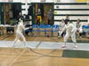The Lindenhurst girls varsity fencing team recently competed in the semifinals of the Section XI playoffs.