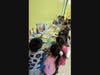 Lawrence pre-kindergarten students celebrating World Read Aloud Day
