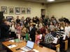 As winners, the students were sworn in as Junior Mayors. 
