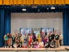 Lawrence Middle School’s cast of Shrek the Musical
