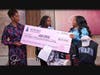 Jada was moved to tears when she was given a gigantic $15,000 cheque for a merit-based scholarship. 