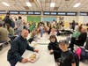 Each Friday, students celebrated special Breakfast of Champions events with their families. 