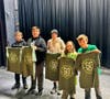 A group of six Comsewogue School District students and staff volunteered to shave their heads or cut their hair for the District’s St. Baldrick’s Day fundraiser. 