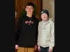 JFK Middle School student Liam Salembier, right, and his brother. 