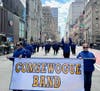 The Comsewogue High School and JFK Middle School marching bands performed at the 264th New York City St. Patrick’s Day Parade. 