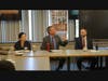 Dr. James Wolfinger, Dean of the School of Education at St. John’s University, and his colleagues visited Lindenhurst High School for a discussion on AI.  