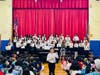 The Brooklyn Avenue School Chorus recently performed a spring concert for the students, staff, and families. 