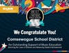 The Comsewogue School District recently earned the National Association of Music Merchants (NAMM) Foundation’s 2024 Best Communities for Music Education Award. 